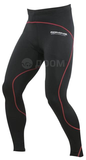  Komine PKL-125 Compression Thermal Underpants Black/Red, XL 