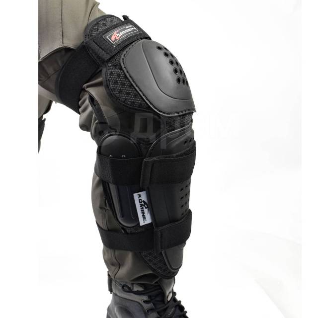   Komine SK-608 Triple knee protector 3 Black 