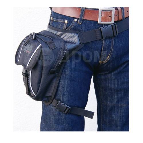    Komine SA-053 Riding Leg Bag1 ( 3.6) Black 