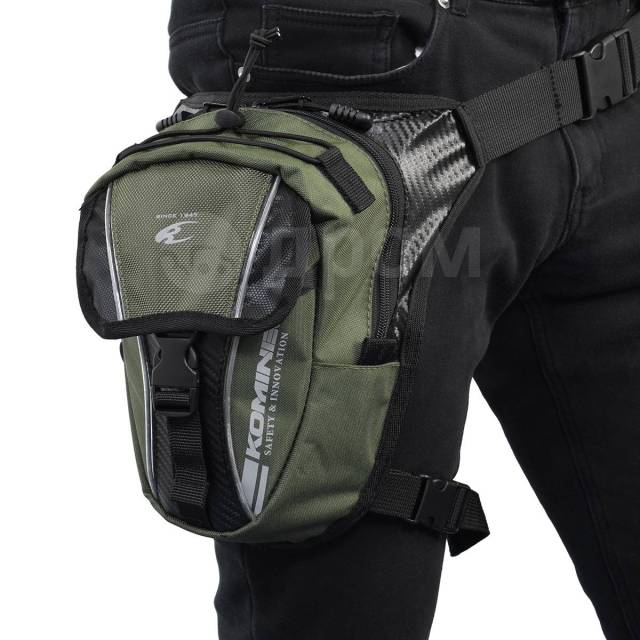    Komine SA-053 Riding Leg Bag1 ( 3.6) Olive 