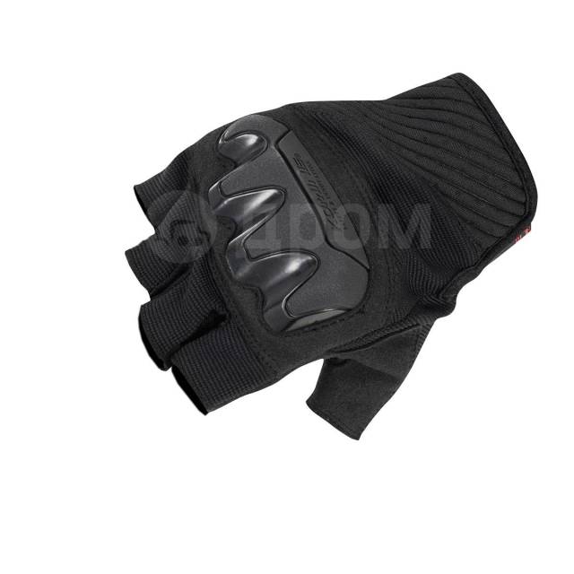  Komine GK-242 Protect Mesh Fingerless Gloves XL, Black 