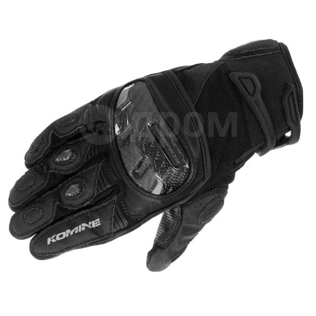  Komine GK-193 Protect Leather M-Gloves-GUREN 3XL, Black 