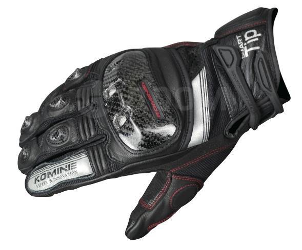  Komine GK-193 Protect Leather M-Gloves-GUREN 3XL, Black 