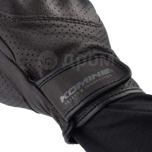  Komine GK-257 Vented Protect Leather Gloves 3XL, Black 