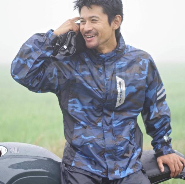    Komine RK-539 Breathter Rain Wear FIATO Olive, XL 