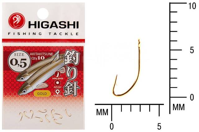  HIGASHI Akitakitsune ringed 0,5 Gold 