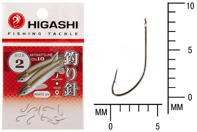  HIGASHI Akitakitsune ringed 2 White UV 