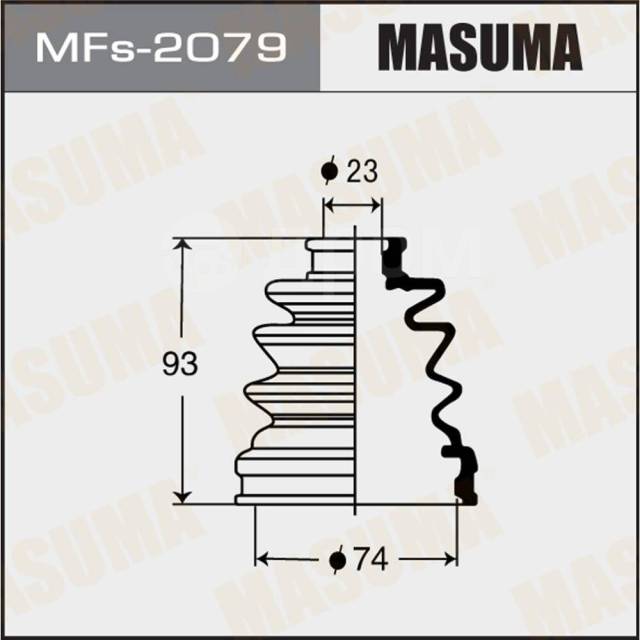 Купить Пыльник ШРУСа Masuma (силикон), MFs-2079. Masuma MFs-2079 в ...