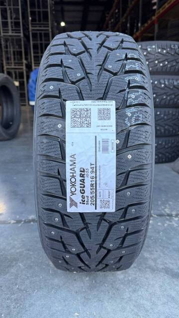 Yokohama Ice Guard Stud IG55, 205/55 R16 94T XL TL, 16", 2 шт, 205 мм ...