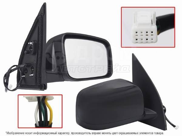 Купить Зеркало Nissan X-Trail, Nissan X-Trail T31 07-14 SAT ST-DTU2-940 ...