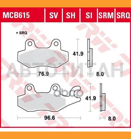   ./ Honda CB-F 14>, Kawasaki Ninja R/Z-SL 07>, Yamaha TZR-R/YBR 92> MCB615 