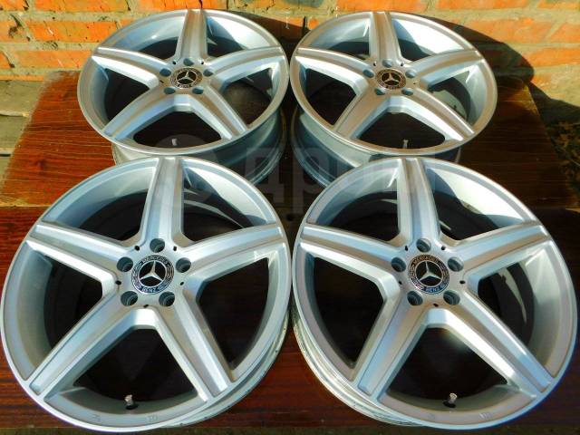 Bon lili ул горького 1 фото Комплект литых дисков "Mercedes-Benz " 18" 5x112 из Японии, 1 шт, литой, 66,6 мм
