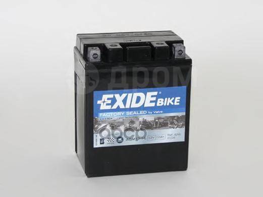  Moto Agm Ready 12Ah 210A 134X89x164  Etn 0  M04 EXIDE . AGM12-14 