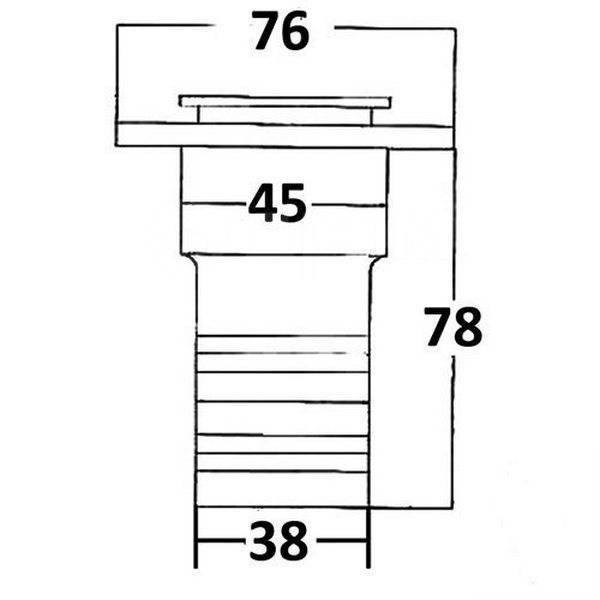       Southco Marine Pop-Out 8907201-L   ?38 ?76/45 78    AISI316 