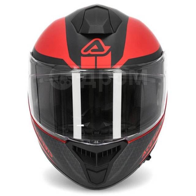  In Matt Black Red Fiber Acerbis Krapon Integral Motorcycle 