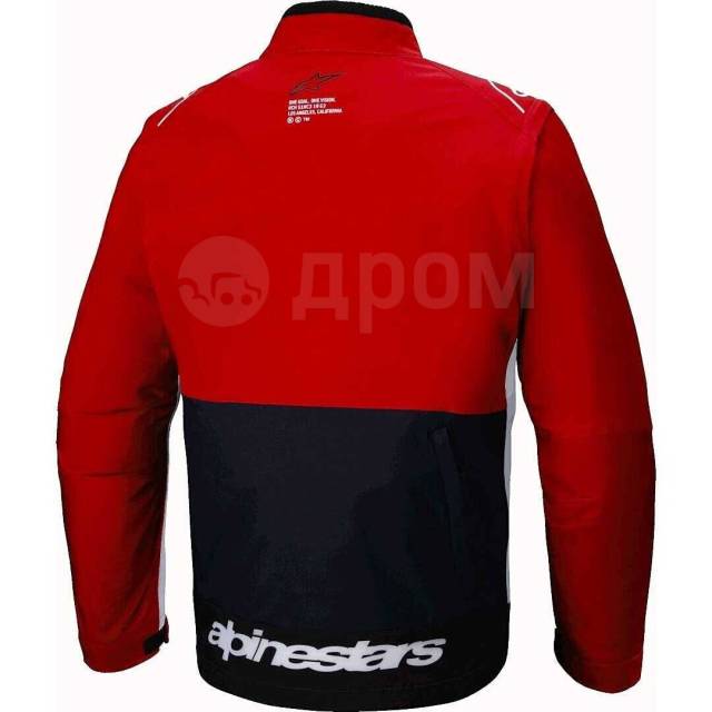  Black Bright Red White Alpinestars Lite-Dura Softshell Motocross Enduro 