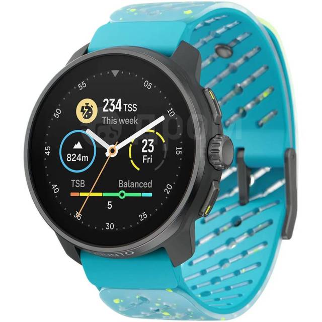  Race S Titanium Courtney Dauwalter  Blue / Green Suunto SS051153000 