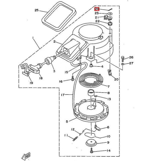     Yamaha (914-90160-20; 91490-16020) (YUELANG) 