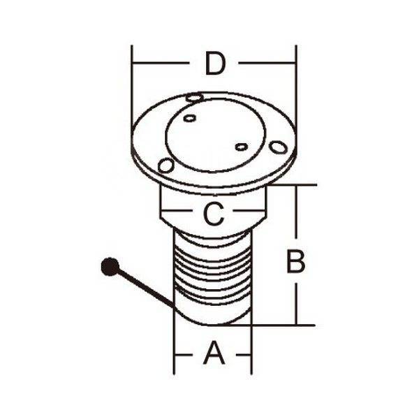       Southco Marine Pop-Out 8907211-L   ?50 ?84/54 76    AISI316 