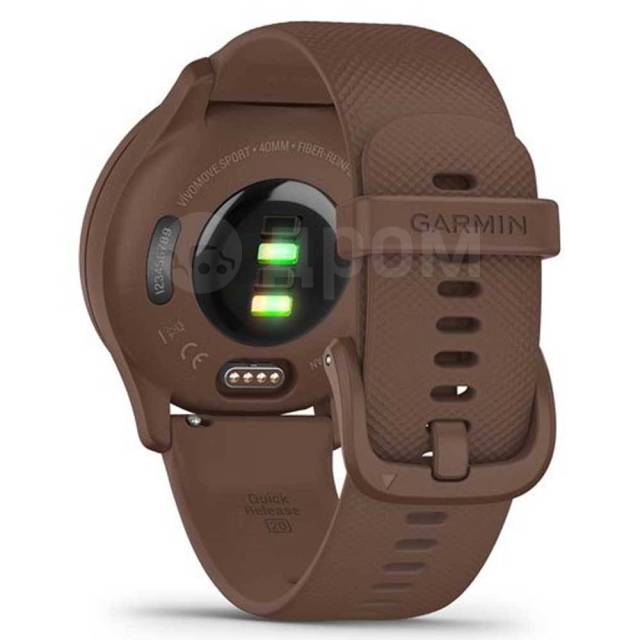   Brown / White Gold Garmin 010-02566-02 Vivomove Sport 