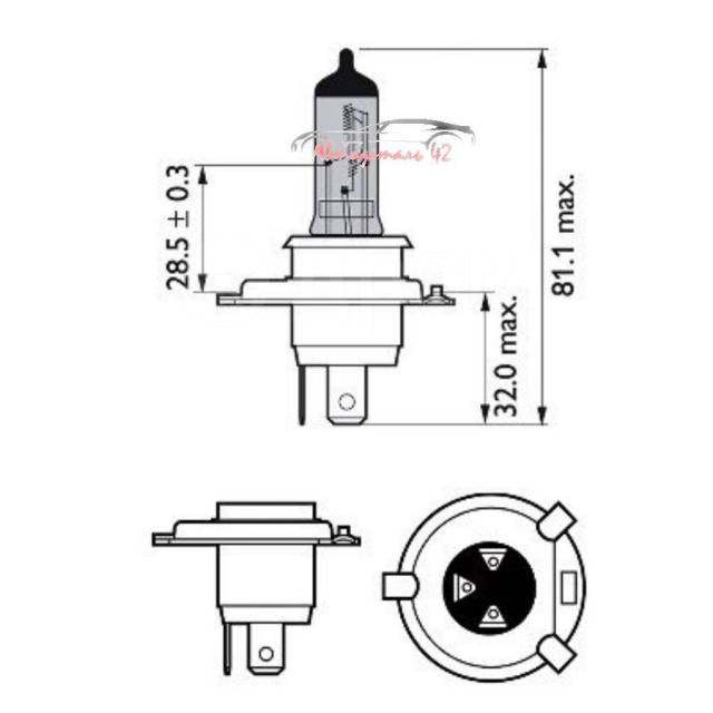   H4 12V 60/55W WhiteVision ultra moto  1  ,     10 - 15       . 1...