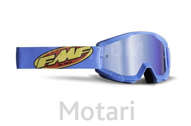  FMF Powercore Core Cyan Mirror Blue Lens 