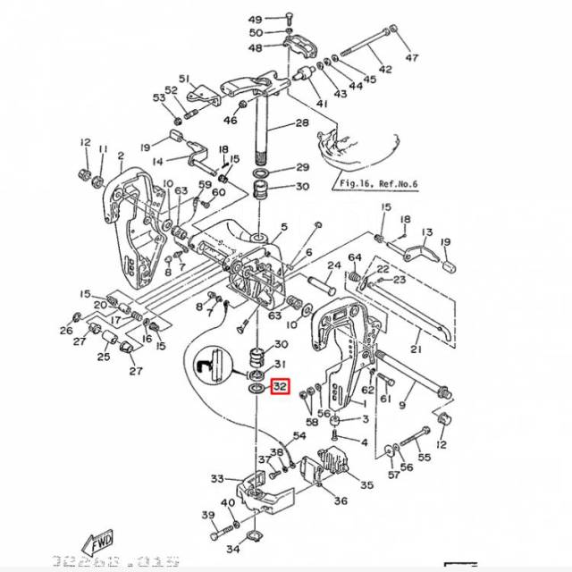     Yamaha 40-90 (90201-31418) (Yamaha) 