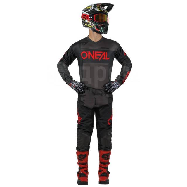  Oneal Element-RACEWEAR-V25-pants black-grey. 32. - 