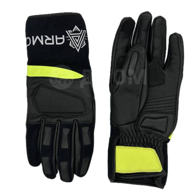  ARMO Gloves-N7 black-yellow. XL. - 