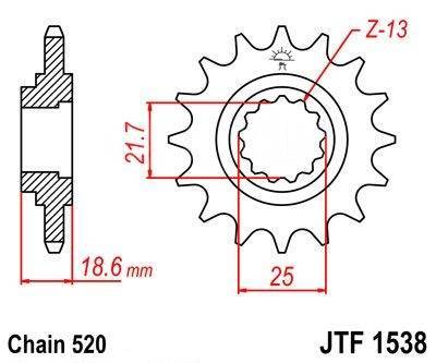   () JTF1538  ,  (15) JT 