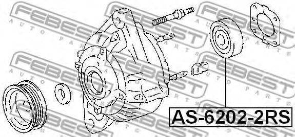 Купить Подшипник 15x35x11 генератора Toyota Cresta GX90 JZX9# LX90 SX90 ...