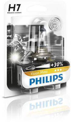  H7 PHILIPS Vision Moto +30% 12V 55W PX26d  '12972PRBW' 