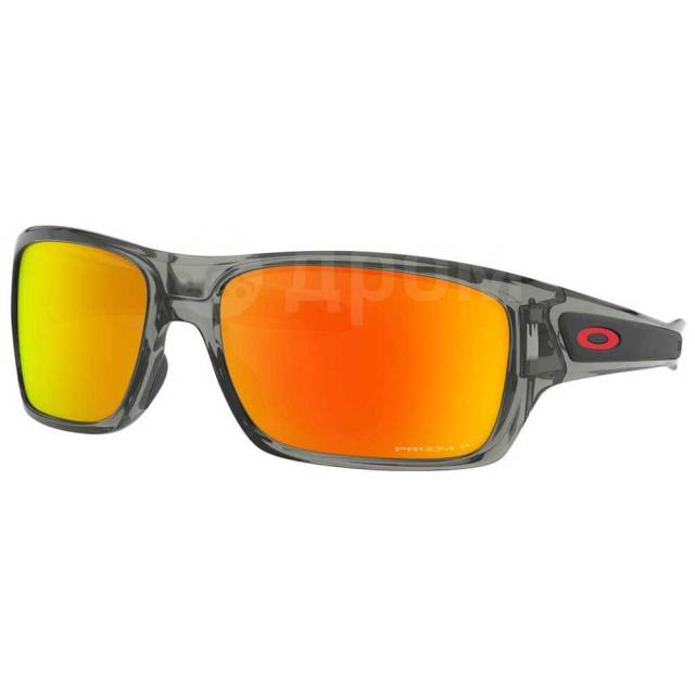   Grey Ink Prizm Ruby Polarized/Cat3 Oakley OO9263-5763 Turbine Moto GP Prizm 