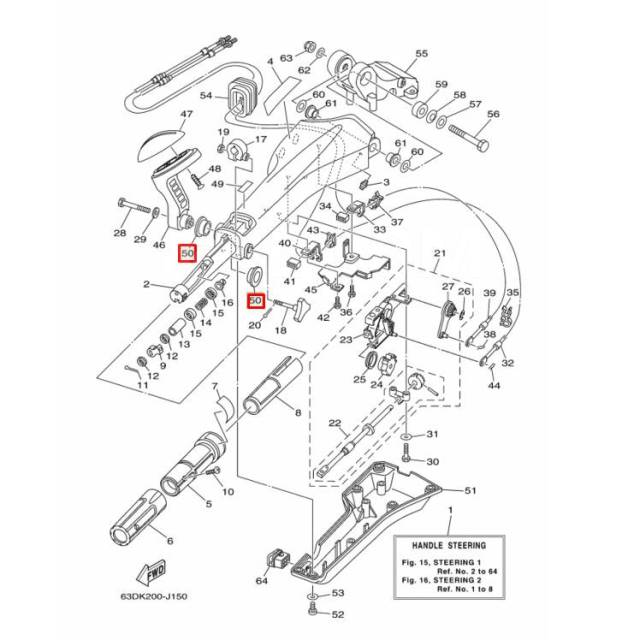   Yamaha 40-50, F6-130 (90386-26MA3) (Yamaha) 