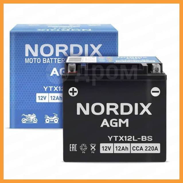    AGM 12 , CCA 220A, 14885131 (16) NORDIX / YTX12LBSNDX //  500     // 