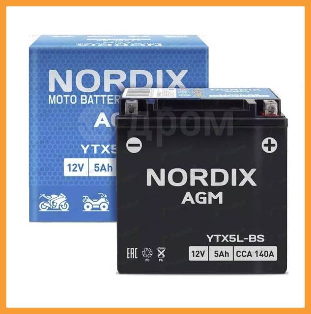    AGM 5 , CCA 140A, 11369105 (110) NORDIX / YTX5LBSNDX 