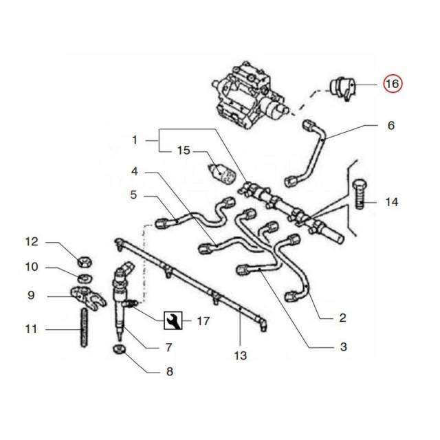     Vetus VFP01195   VF4.140/VF4.170 