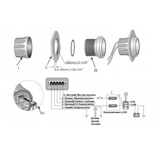     KUS KY10200 ?52 12/24 0-190  E-1/2-F IP67    