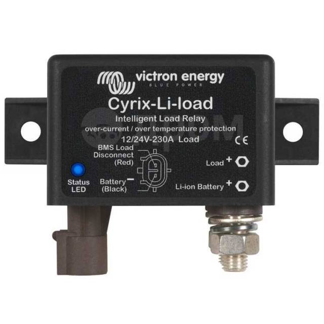   Black Victron energy NBA-546 Cyrix-Li-Load 12/24V-230A 