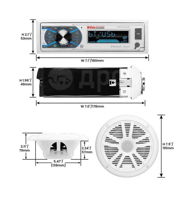   1DIN BOSS MCK632WB.64 (4) Boss Audio 