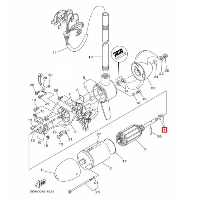     Yamaha (90201-104G8) 