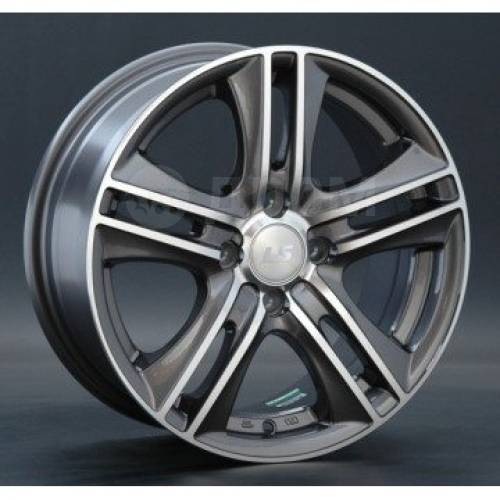 Диски LS Wheels 191 7,5x17 5x114,3 ET:45 73.1 GMF (темно-серый, полировка)