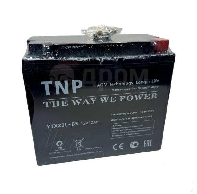  . . TNP YTX20HL-BS (YIX20L-BS) 12v 18 / // 176/88/156 