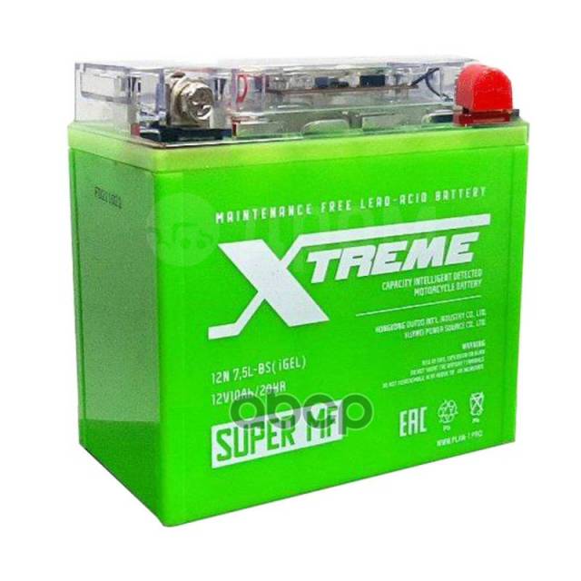  Xtreme 12N7.5l-Bs Igel 7,5Ah  (12N6.5l-Bs) 65 13866102 XTREME . 12N7,5L-BS 