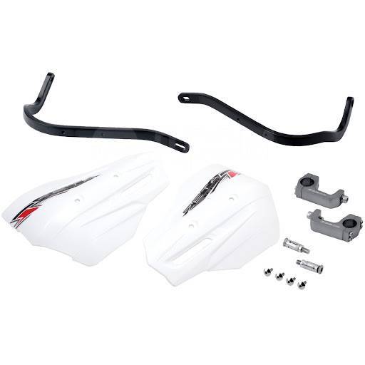    +  ZETA ARMOR HANDGUARD XC Pro Kit For 28.6mm Bar U-Clamp Black/White ZE72-5050 