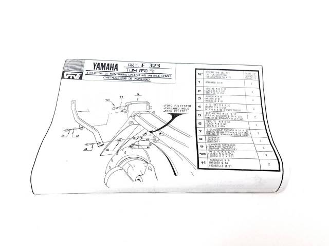   Yamaha TDM 850 1991-1995 (TDM850 3VD 4CN 4CM) [H0001642109] 