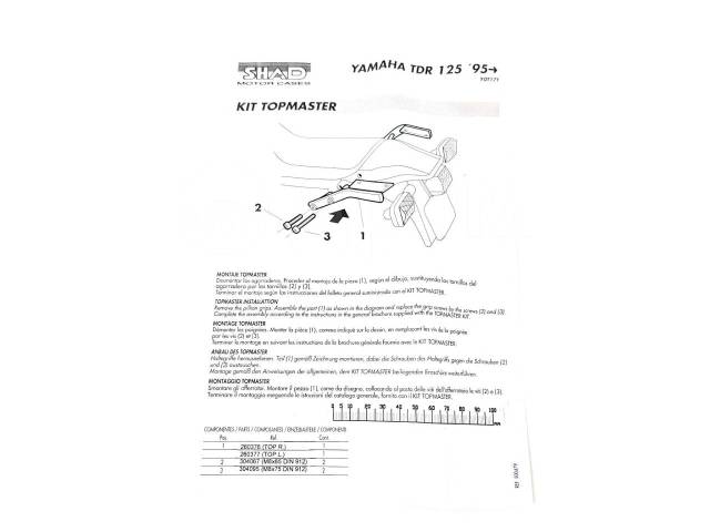   Yamaha TDR 125 1993-1996 (4FU 4GW 4GX1-2-3-4) [H0001642708] 