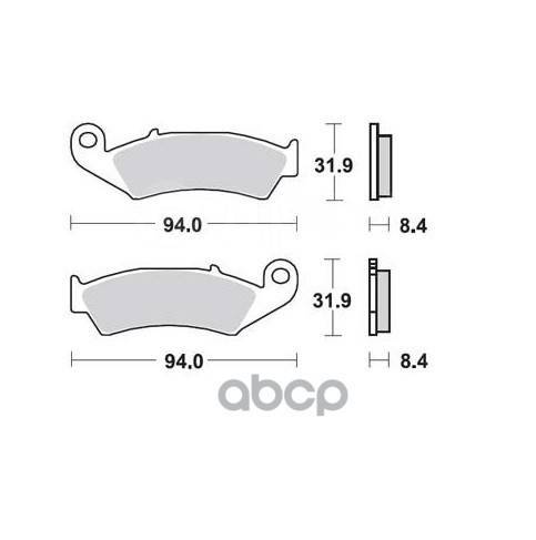  . . 94.0 X 33.0 X 10.5 Mm Moto;Honda / Kawasaki TRW . MCB594 