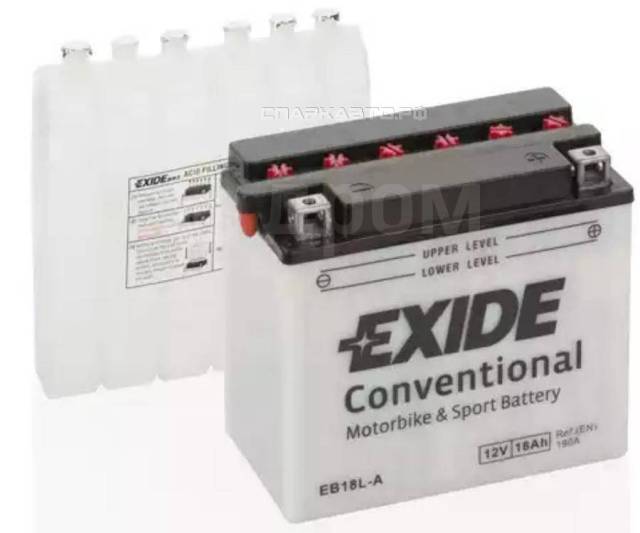 ! 18Ah 190A 180/90/160 moto .  . \ EXIDE EB18LA 