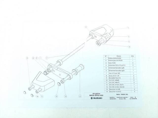    Suzuki SV 650 2003 (SV650N SV650S SV650 K3) [H0001711530] 